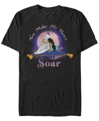 Disney Men's Aladdin You Make My Heart Soar Short Sleeve T-Shirt