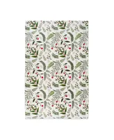 Design Imports Holiday Sprigs Printed Dishtowel Set