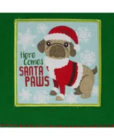 Design Imports Assorted Holiday Pup Embellished Dishtowel Set