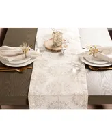 Design Imports Winter Sparkle Jacquard Table Runner