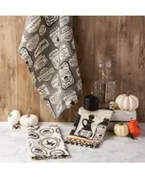 Design Imports Assorted Hocus Pocus Printed Dishtowel Set