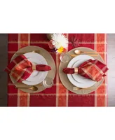 Design Imports Harvest Wheat Jacquard Tablecloth