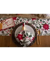 Design Imports Woodland Christmas Napkin , Set of 6