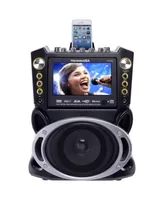 Karaoke Usa Bluetooth Karaoke Machine, 2 Microphones