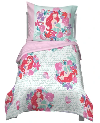 Disney Little Mermaid Sea Garden 4-Piece Bedding Set, Toddler