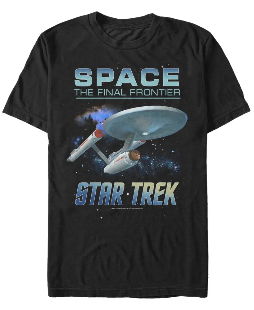 Star Trek Men's The Original Series Space Final Frontier Short Sleeve T-Shirt