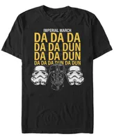 Star Wars Men's Classic Empire Helmets Imperial March Short Sleeve T-Shirt