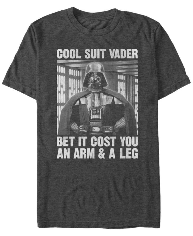 Star Wars Men's Classic Cool Suit Darth Vader Short Sleeve T-Shirt