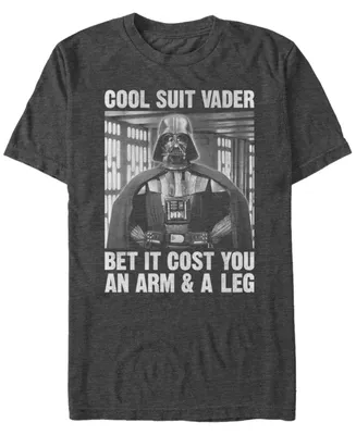 Star Wars Men's Classic Cool Suit Darth Vader Short Sleeve T-Shirt