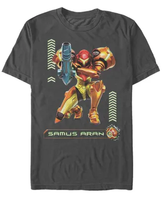 Nintendo Men's Metroid Samus Aran Short Sleeve T-Shirt