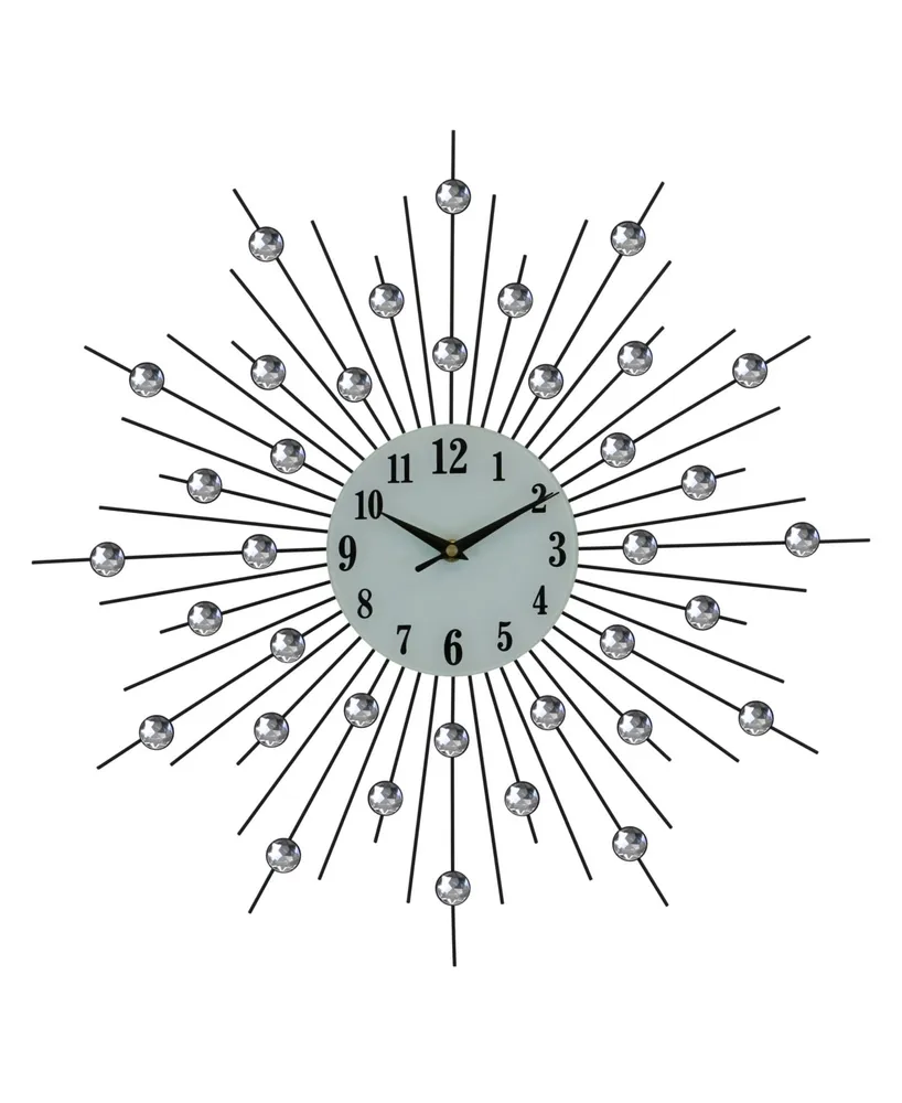 Three Star Spikes Wall Clock