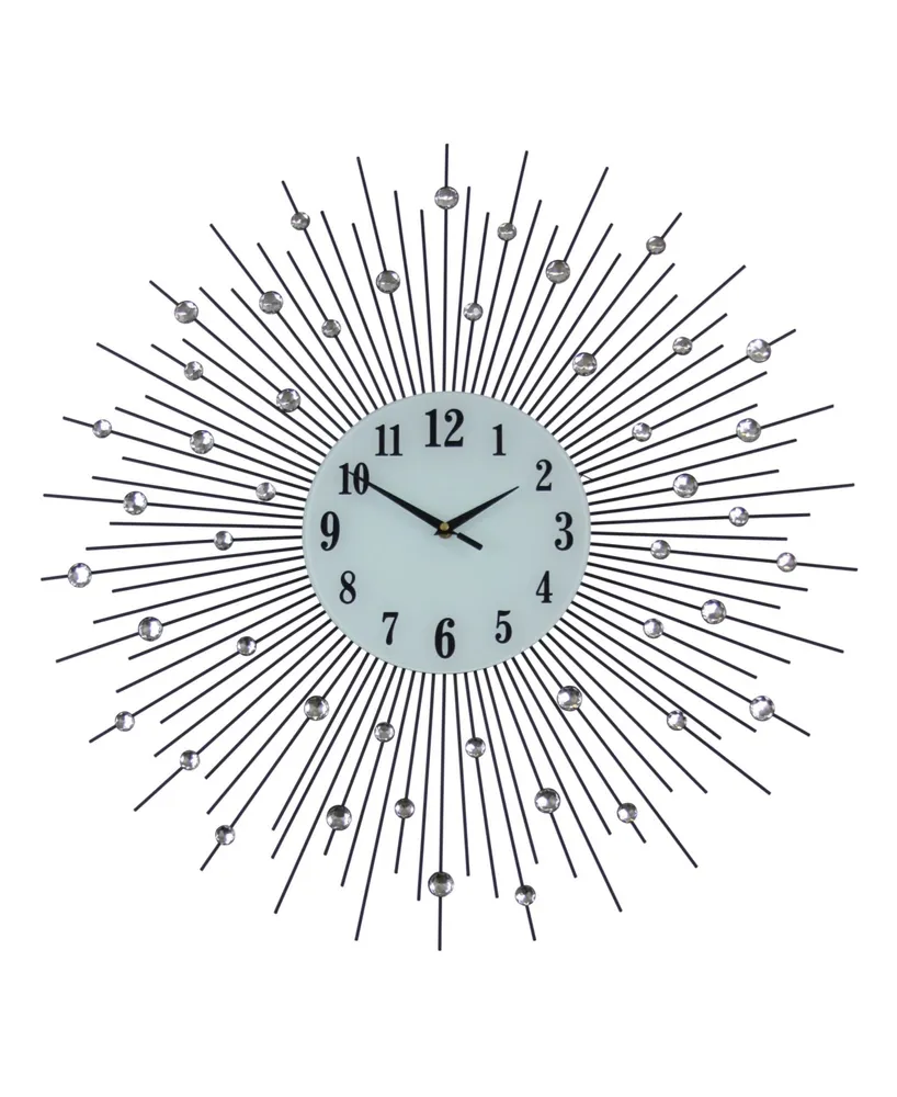 Three Star Spokes Wall Clock