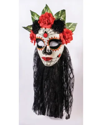 BuySeasons Day of Dead Women's Lace Mask