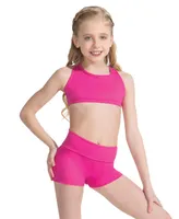 Capezio Big Girls Fold Over Boy short