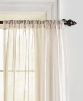 Elrene Hampton Stripe Sheer Window Curtain