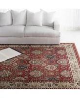 Lauren Ralph Lauren Ariel Lrl1255c Red Beige Area Rug