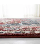 Lauren Ralph Lauren Camille LRL1225A Red and Navy 10' X 13' Area Rug