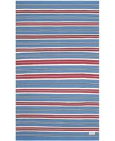 Lauren Ralph Lauren Leopold Stripe LRL2462D Royal Blue 4' X 6' Outdoor Area Rug