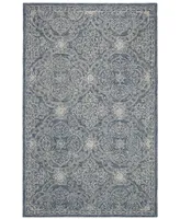 Lauren Ralph Lauren Etienne LRL6603M Blue and Ivory 8' X 10' Area Rug