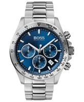 Hugo Boss Men's Chronograph Hero Stainless Steel Bracelet Watch 43mm