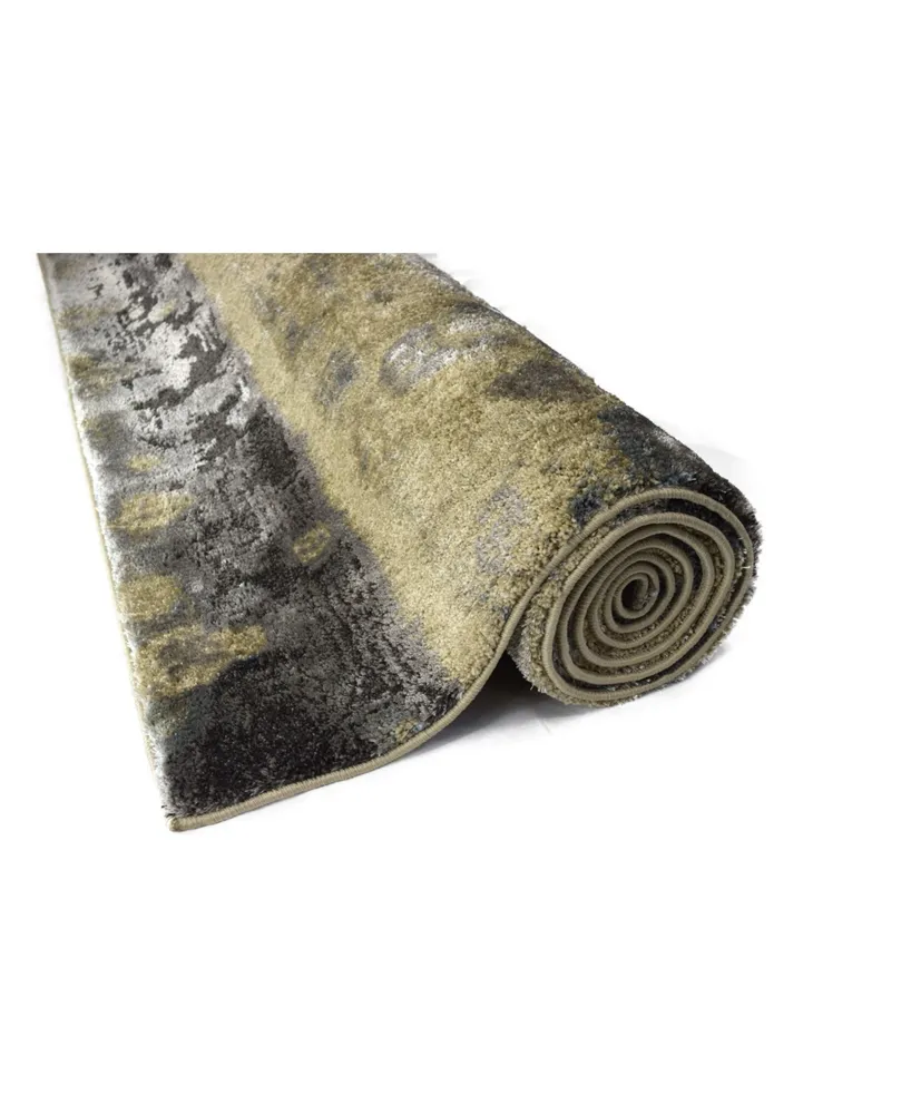 Closeout! D Style Monte Mon14 Graphite 3'3" x 5'1" Area Rugs