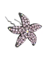 Soho Style Crystal Starfish Hair Stick