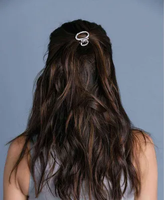 Soho Style Oval Jeweled Hair Claw