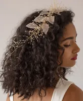 Soho Style Organza Bridal Hair Crown with Crystals