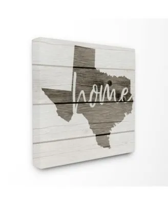 Stupell Industries Texas Home Typography Map Art Collection