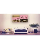 Stupell Industries Babe Cave Pink Gold Art Collection