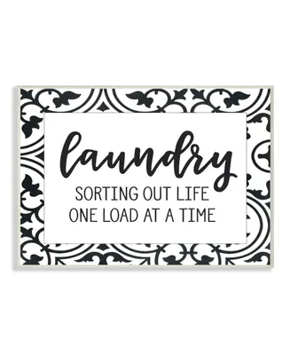 Stupell Industries Laundry Sorting Out Life Laundry Wall Plaque Art