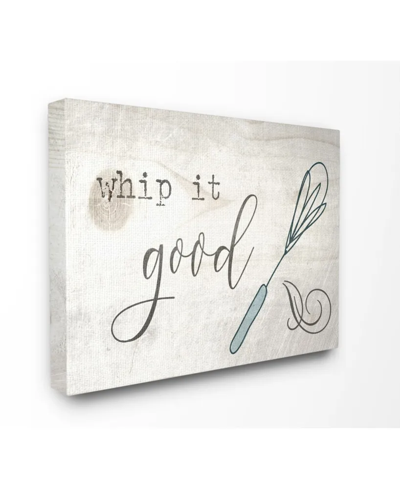 Stupell Industries Whip It Good Whisk Cavnas Wall Art, 16" x 20"