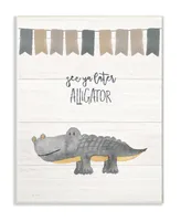 Stupell Industries See Ya Later Alligator Wall Plaque Art