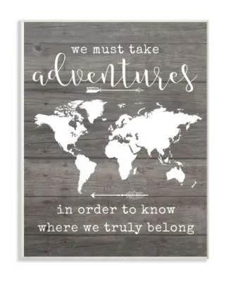 Stupell Industries Take Adventures Map Wall Art Collection
