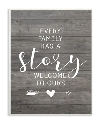 Stupell Industries Every Family Has A Story Wall Plaque Art, 12.5" x 18.5"