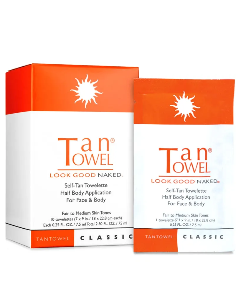 TanTowel Half Body Classic, 10 Pack