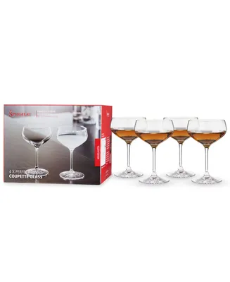 Spiegelau Perfect Coupette Glass, Set of 4, 8.3 Oz