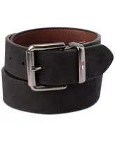 Tommy Hilfiger Men's Two-In-One Reversible Casual Matte and Pebbled Belt