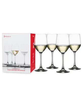 Spiegelau Vino Grande White Wine Glasses, Set of 4, 12 Oz