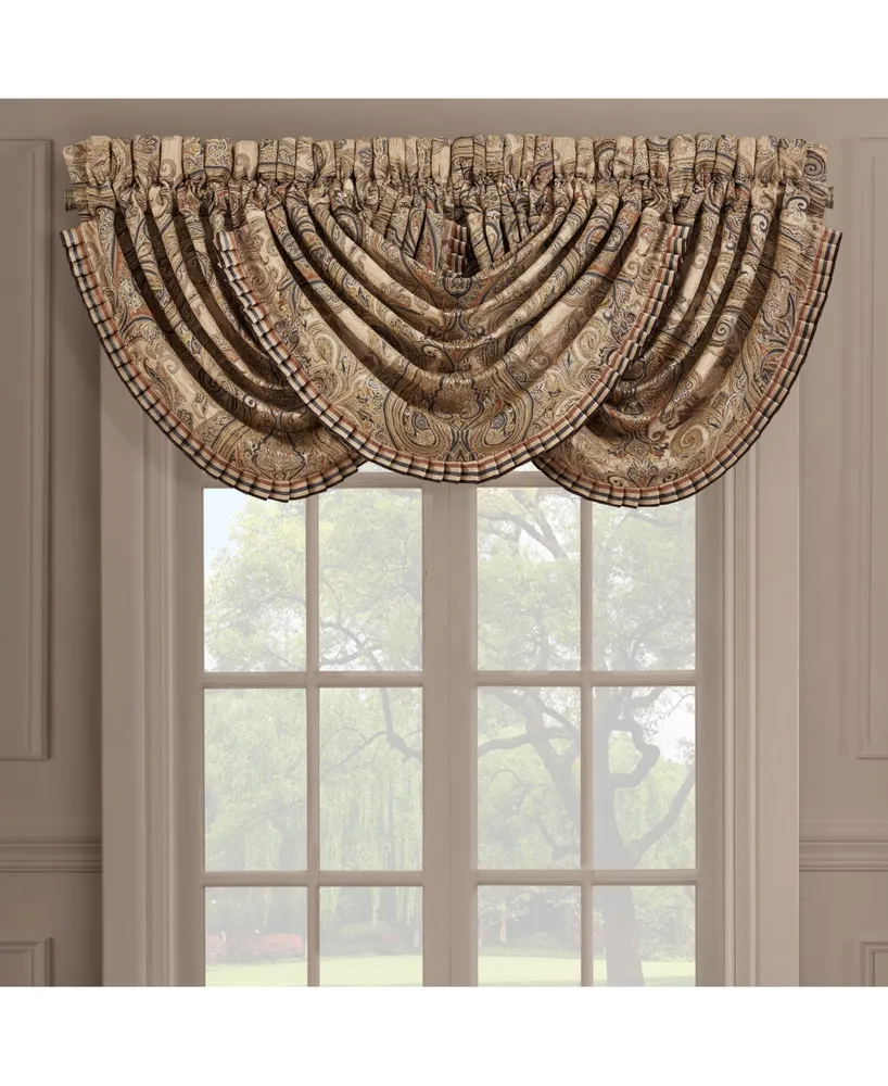 J Queen New York Luciana Waterfall Window Valance