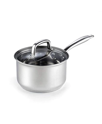 Cook N Home 3-Quart Stainless Steel Saucepan with Lid