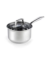 Cook N Home 3-Quart Stainless Steel Saucepan with Lid