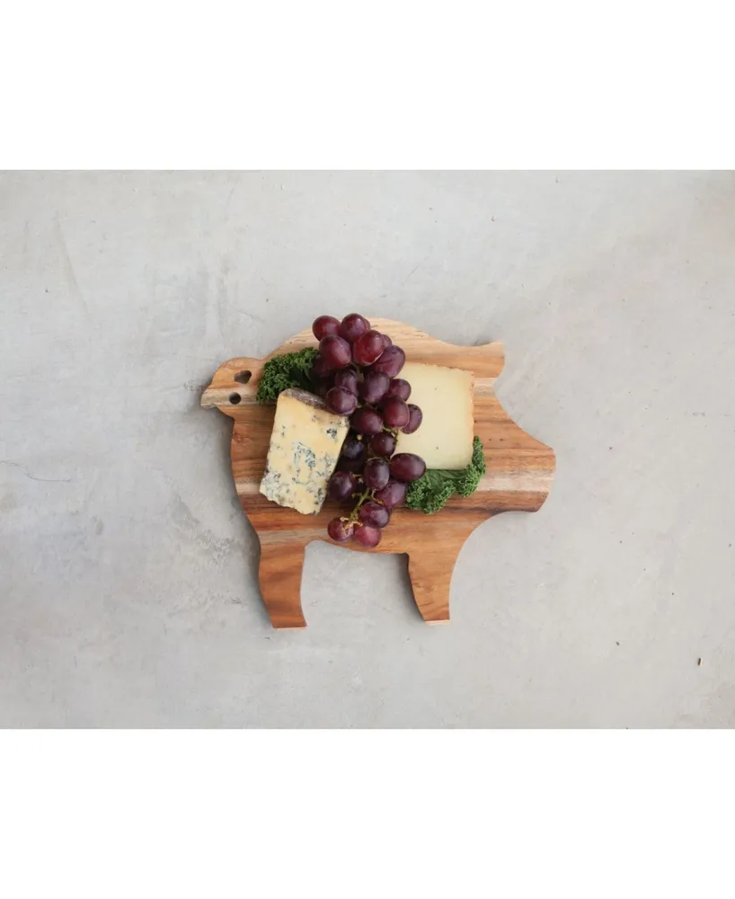 Twine Pig Cheese and Charcuterie Board