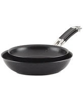 Anolon SmartStack 8.5" & 10" Hard-Anodized Nesting Skillet Set