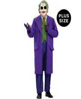 BuySeasons Dc Comics Men's Batman Dark Knight The Joker Deluxe Plus Costume