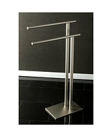 Kingston Brass Double L Shape Pedestal Towel Holder