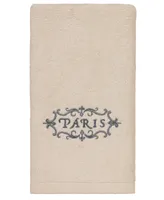 Avanti Paris Botanique Embroidered Cotton Fingertip Towel, 11" x 18"