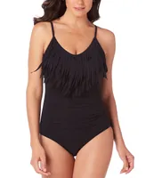 Magicsuit Blaire Fringed Underwire One-Piece Swimsuit