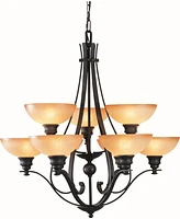 Volume Lighting Rainier 9-Light Hanging Chandelier