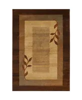 Global Rug Designs Primacy PRI04 Brown 5'2" x 7'2" Area Rug